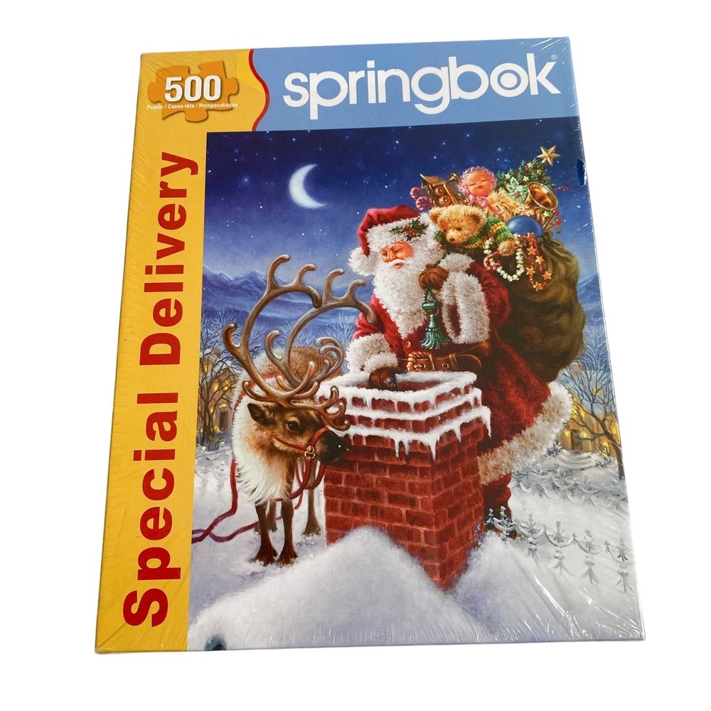 Springbok‎ Special Delivery Christmas Santa Claus 500 Pieces Puzzle NEW